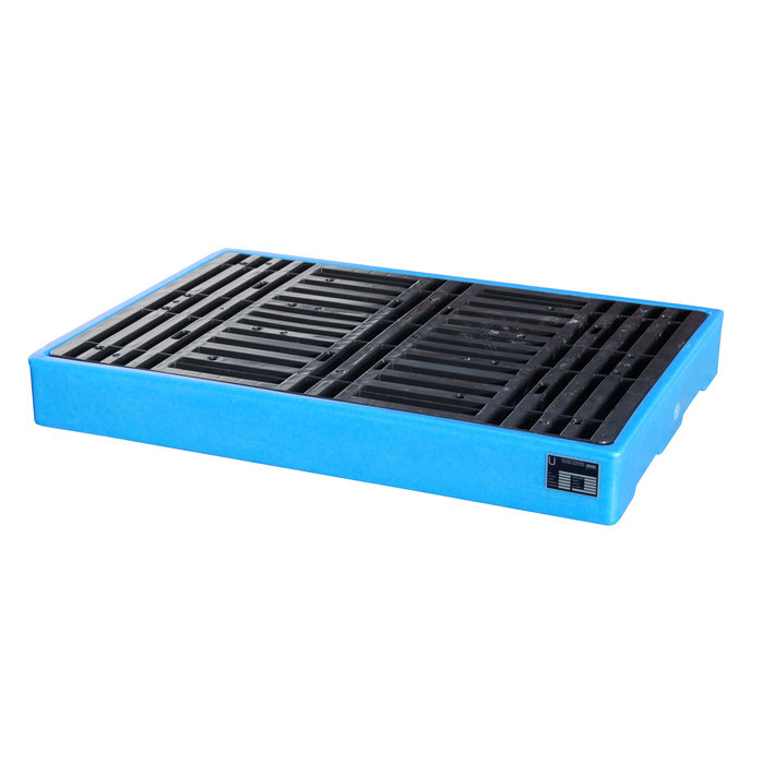 GREEN-LINE PE-Plateforme de rétention BWP-PE 150, en polyéthylène robuste, Bleu