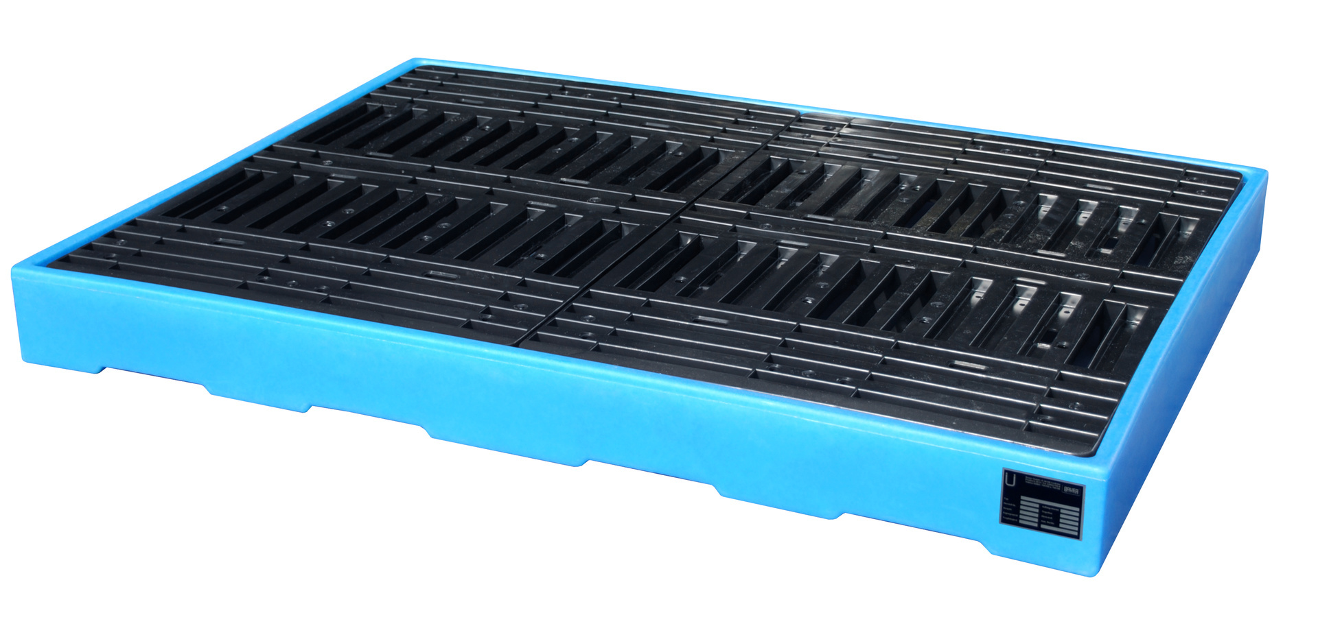 GREEN-LINE PE-Plateforme de rétention BWP-PE 300, en polyéthylène robuste, Bleu