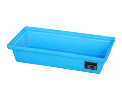 GREEN-LINE PE-Bac de rétention pour palettes KWP-P 30, en polyethilène robuste, Bleu