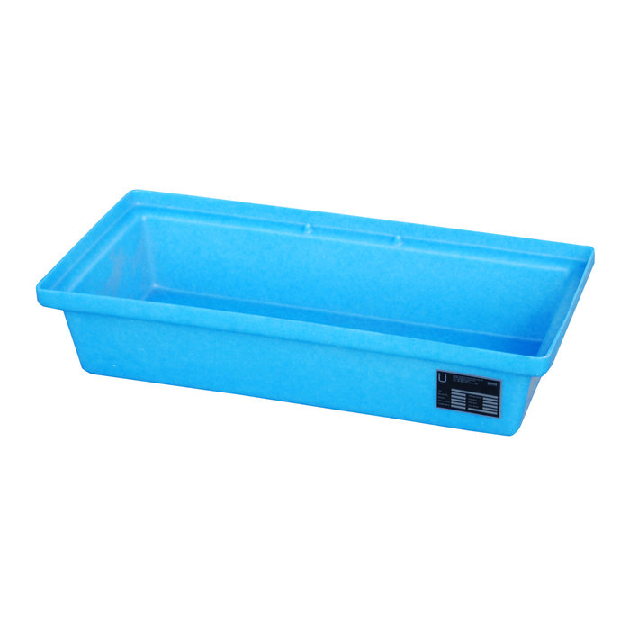 GREEN-LINE PE-Bac de rétention pour palettes KWP-P 30, en polyethilène robuste, Bleu