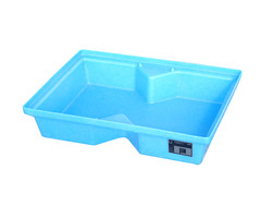 GREEN-LINE PE-Bac de rétention pour palettes KWP-P 40, en polyethilène robuste, Bleu