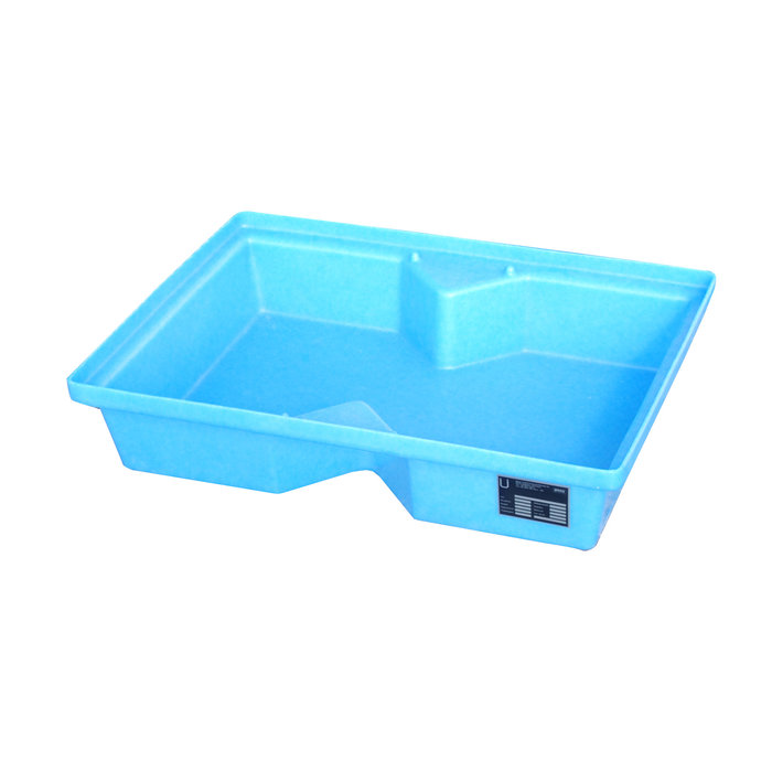 GREEN-LINE PE-Bac de rétention pour palettes KWP-P 40, en polyethilène robuste, Bleu