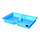 GREEN-LINE PE-opvangbak voor pallets KWP-P 100, gemaakt van stevig polyethyleen, blauw