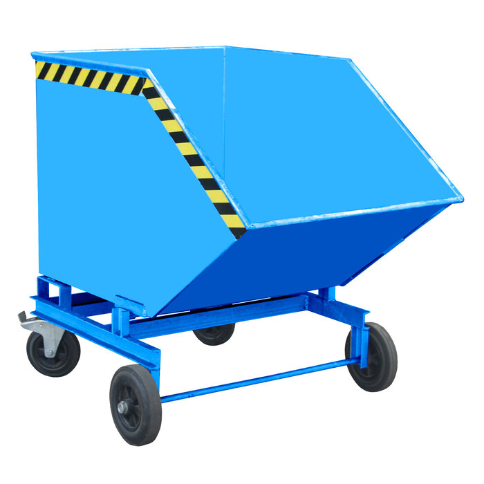 Benne basculante à copeaux SKW 600, peint, Jaune orangé