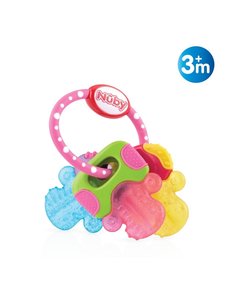 Nûby Nuby - Koelbijtsleutels roze  - 3m+