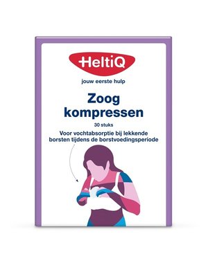 Heltiq HeltiQ - Wegwerp zoogkompressen - 30 stuks