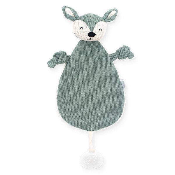 Jollein Jollein - Knuffeldoekje Deer - Ash green