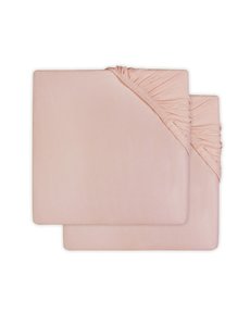 Jollein Jollein - Hoeslaken jersey 60x120cm - Pale pink (2pack)