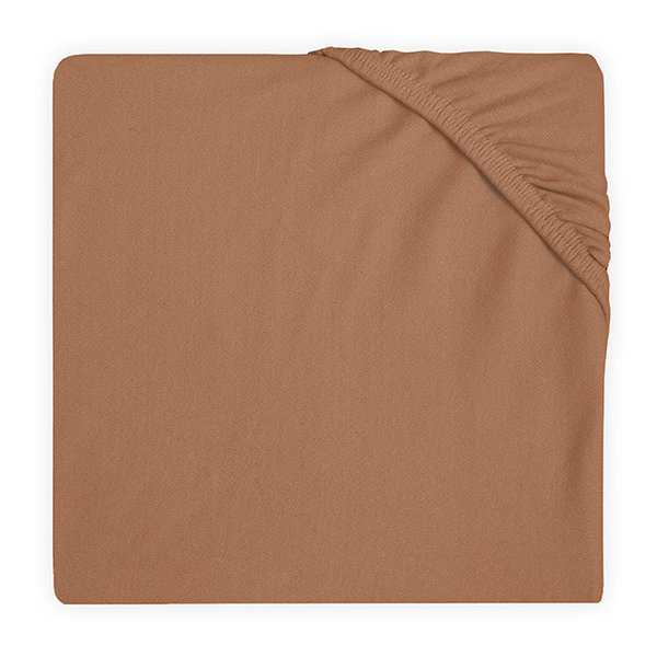 Jollein Jollein - Hoeslaken Wieg jersey 40x80/90cm - Caramel