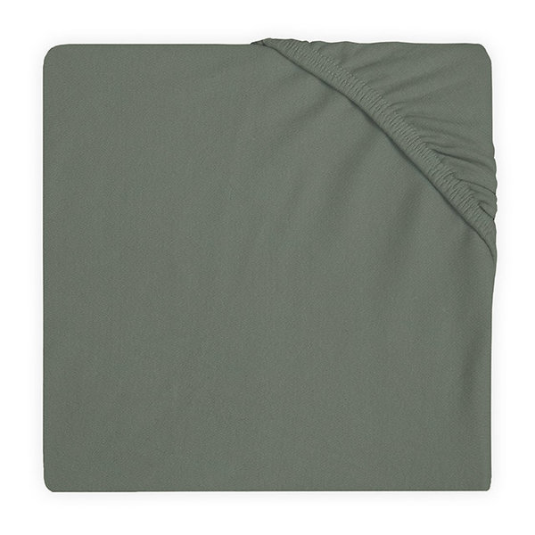 Jollein Jollein - Hoeslaken Wieg jersey 40x80/90cm - Ash green