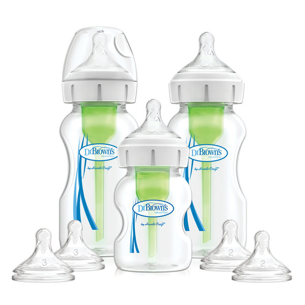 Dr. Brown’s Dr. Brown’s Options+ Anti-colic - Startpakket Brede halsfles