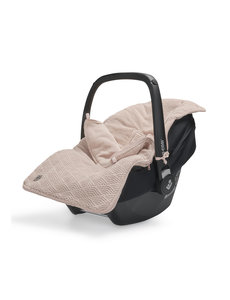 Jollein Jollein - Voetenzak Voor Autostoel & Kinderwagen - River Knit Pale Pink