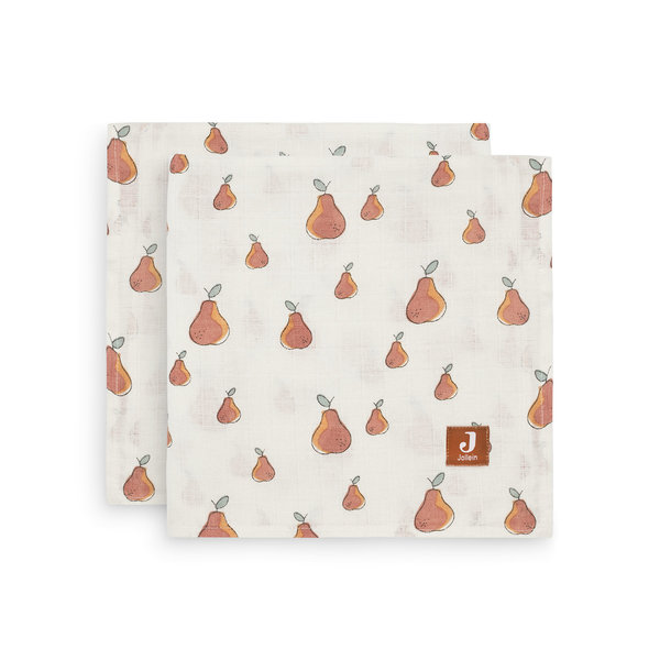 Jollein Jollein - Hydrofiel Multidoek Large 115x115cm Pear - 2 stuks