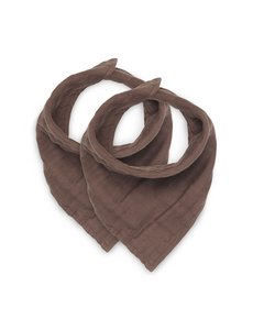 Jollein Jollein - Slabbetje Bandana - Wrinkled - Chestnut - 2 Stuks