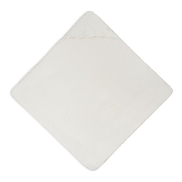 Jollein Jollein - Badcape Embroidery 75x75cm - Ivory