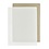 Meyco Meyco - Wieg Laken Uni 75x100cm - Taupe/Offwhite - 2 Stuks