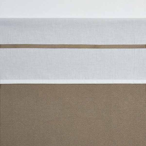 Meyco Meyco - Ledikant Laken Bies 100x150cm - Taupe