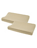 Meyco Meyco - Aankleedkussenhoes Basic Jersey 50x70cm - Sand - 2 Stuks