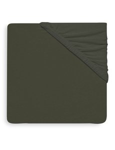 Jollein Jollein - Ledikant Hoeslaken Jersey 60x120cm - Leaf Green