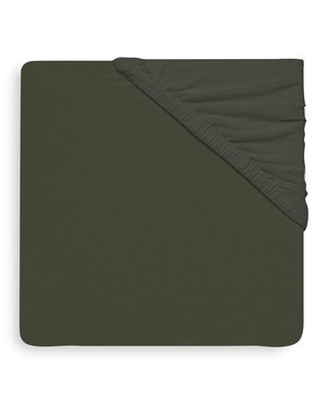 Jollein Jollein - Ledikant Hoeslaken Jersey 60x120cm - Leaf Green