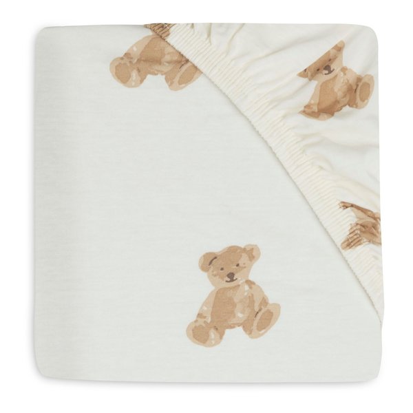 Jollein Jollein - Hoeslaken Jersey 60x120cm - Teddy Bear