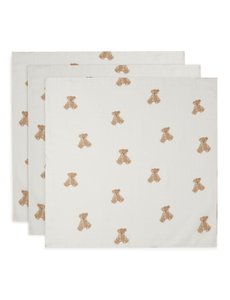 Jollein Jollein - Hydrofiele Doek Small 70x70cm - Teddy Bear - 3 stuks