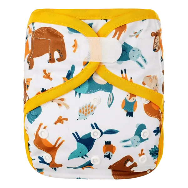 HappyBear Diapers HappyBear Diapers - Diaper Cover - Forest Animals