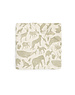 Jollein Jollein - Wieg Hoeslaken Jersey 40/50 x 80/90cm Animals - Olive Green
