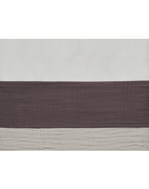 Jollein Jollein - Laken Wieg 75x100cm - Wrinkled - Chestnut