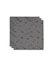 Jollein Jollein - Hydrofiele Doek Small 70x70cm -  Spot - Storm Grey (3pack)