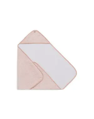 Jollein Jollein - Badcape 75x75cm Snake - Pale Pink
