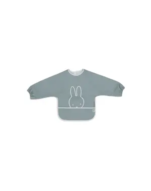 Jollein Jollein - Slabbetje Met Mouw - Waterproof - Miffy Peekaboo - Sea Green