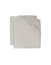 Jollein Jollein - Hoeslaken Wieg Jersey 40/50x80/90cm - Nougat - 2 stuks