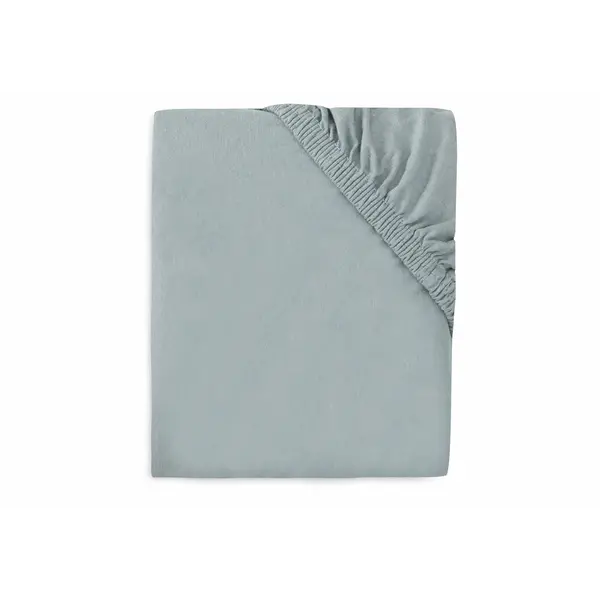 Jollein Hoeslaken Wieg Jersey 40x80/90cm - Sea Green