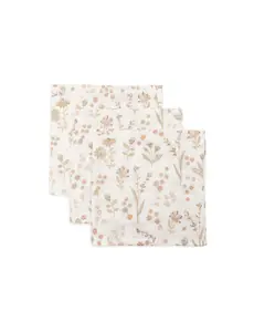 Jollein Jollein - Monddoekje Hydrofiel - Bloomy - 3 stuks