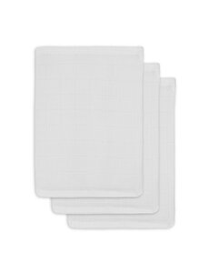 Jollein Jollein - Washandje hydrofiel - Wit (3pack)