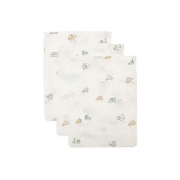 Jollein Jollein - Washandje Hydrofiel - On The Go - 3 Stuks