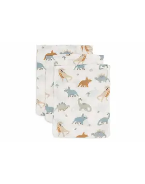 Jollein Jollein - Washandje Hydrofiel -  Roarsome - 3 Stuks