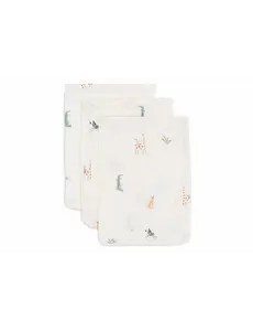Jollein Jollein - Washandje Hydrofiel -  Jungle Jambo - 3 Stuks
