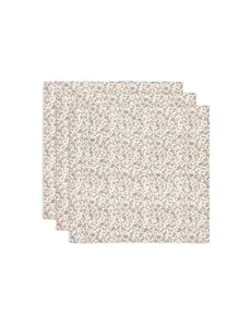 Jollein Jollein - Hydrofiele Doek 70x70cm - Retro Flowers - 3 Stuks