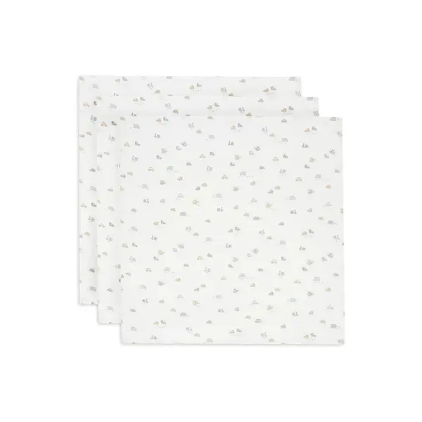 Jollein Jollein - Hydrofiele Doek 70x70cm - On The Go - 3 Stuks