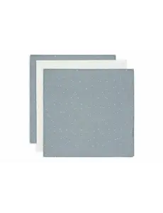 Jollein Jollein - Hydrofiele Doek 70x70cm - Twinkling - Sea Green - 3 Stuks