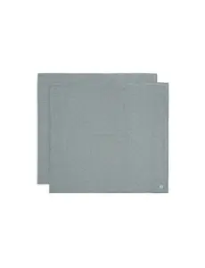 Jollein Jollein - Hydrofiele Doek 115x115cm - Miffy Silhouettes - Sea Green - 2 Stuks