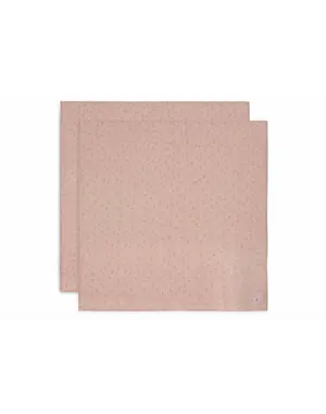 Jollein Jollein - Hydrofiele Doek 115x115cm - Miffy Silhouettes - Wild Rose - 2 Stuks