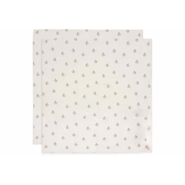 Jollein Jollein - Hydrofiele Doek 115x115cm - Nostalgic Ride - 2 Stuks