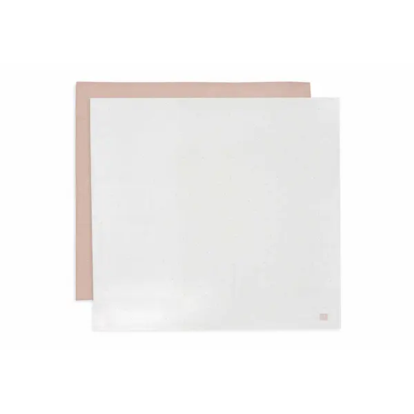 Jollein Jollein - Hydrofiele Doek 115x115cm - Twinkling - Wild Rose - 2 Stuks