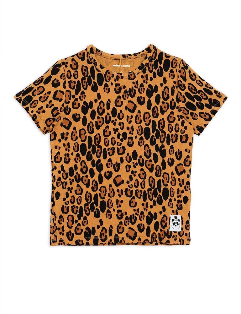 Mini Rodini shirt van tencel – basic leopard Mini Rodini shirt van tencel – basic leopard