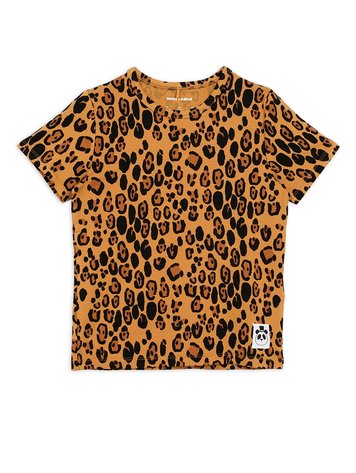 Mini Rodini shirt van tencel – basic leopard