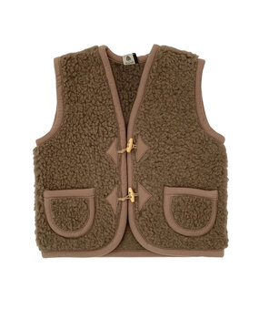 Alwero bodywarmer alpen junior - bark Alwero bodywarmer alpen junior - bark