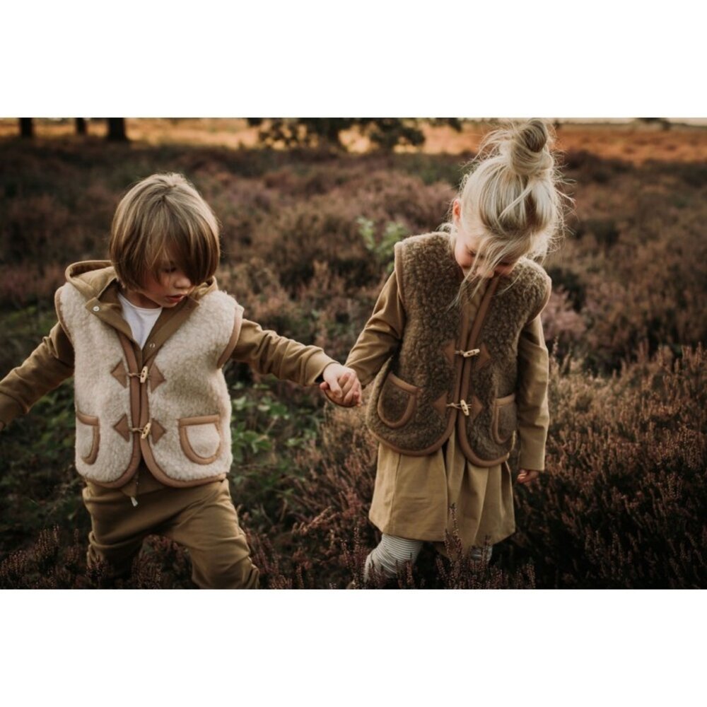 Alwero bodywarmer alpen junior - bark Alwero bodywarmer alpen junior - bark